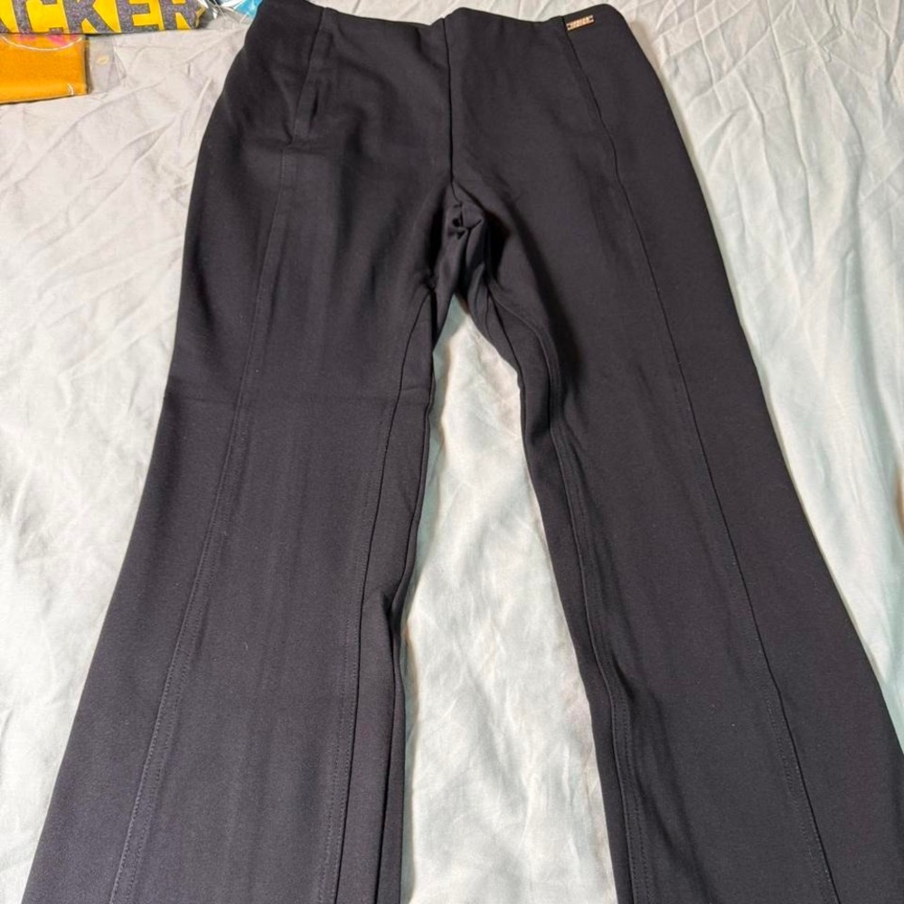 Ivana Trump Women's Black Dress Pants Size‎ Small 26x28 Thick Stretch High Rise